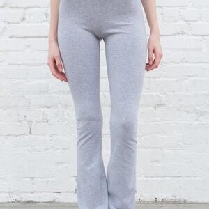 Brandy Melville Grey Flare Yoga Pants
